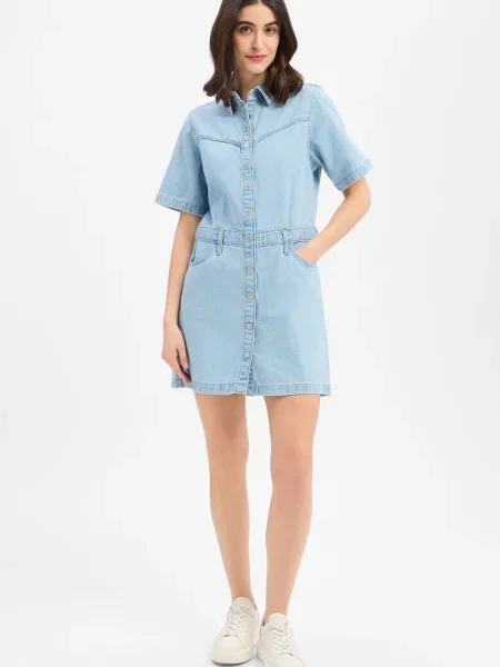 Levi's® Sukienka Dżinsowa Logan blau niebieska