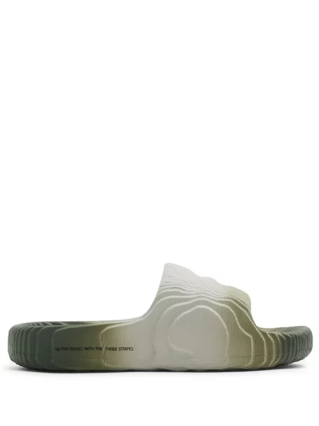 Kožne tenisice Adidas Adilette zelena