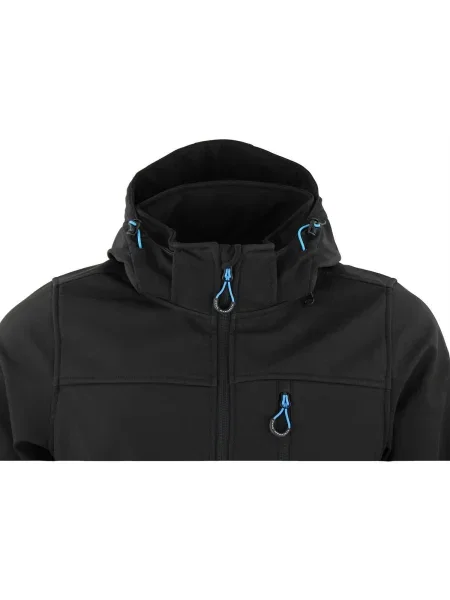 Geacă Peak Mountain softshell negru