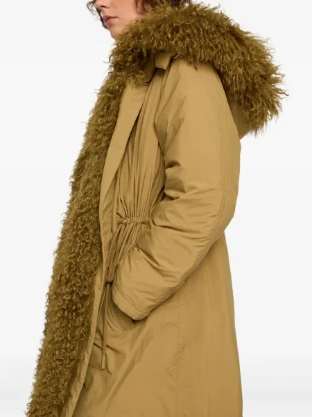 Geacă parka Yves Salomon maro