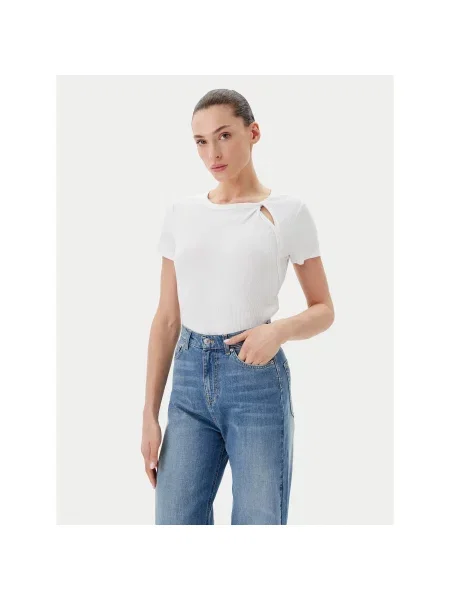 DKNY Marškinėliai Regular Fit balta