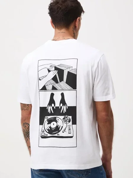 Тениска Medicine с принт бяло