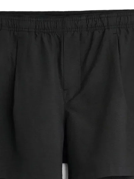 Pantaloni scurți Our Legacy plisate negru
