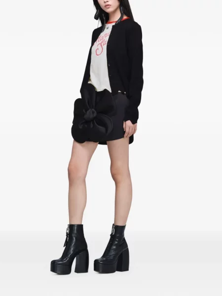 Cardigan Marc Jacobs cu autograf negru