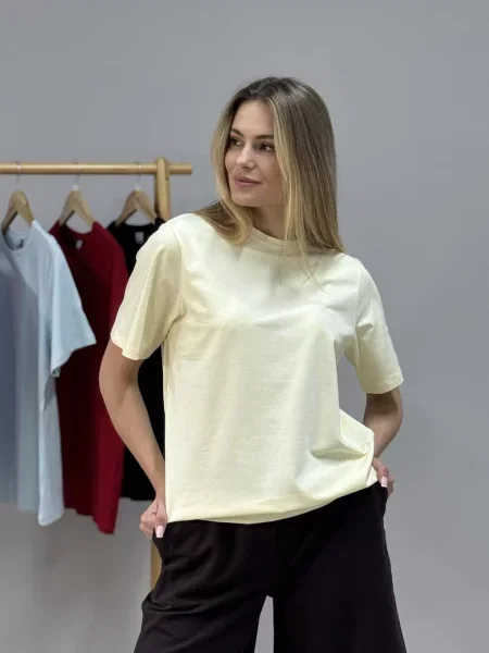 Футболка Umon бавовна/еластан жовтий