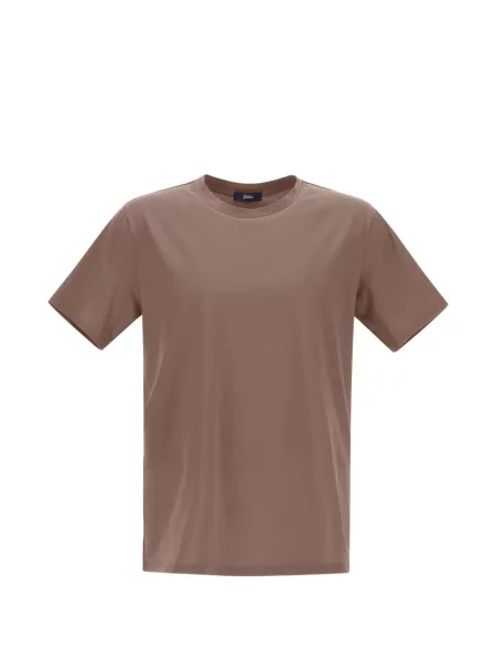 Tricou Herno cu decolteu rotund maro