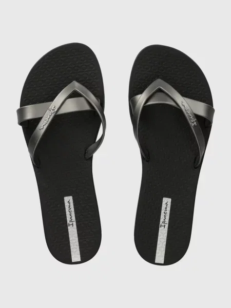 Pantofi Ipanema cu toc plat negru