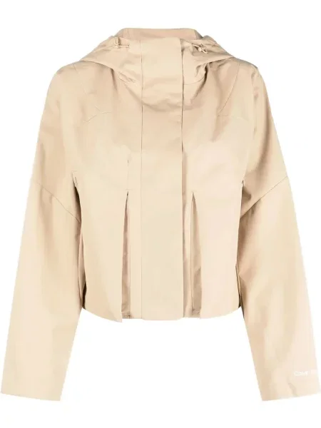 Geacă de blugi Calvin Klein Jeans cu glugă