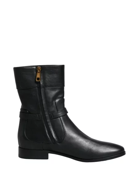 Cizme scurte Dolce & Gabbana din piele negru