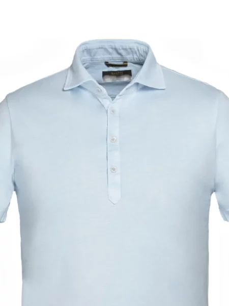 Scurt tricou polo Moorer albastru