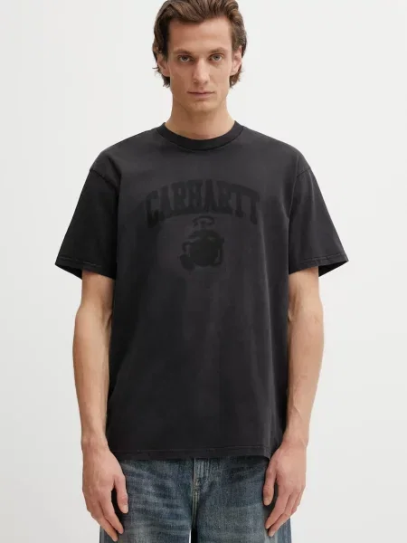 T-shirt Carhartt WIP S/S Faded Pond Corps T-Shirt UNISEX Black M μαύρο