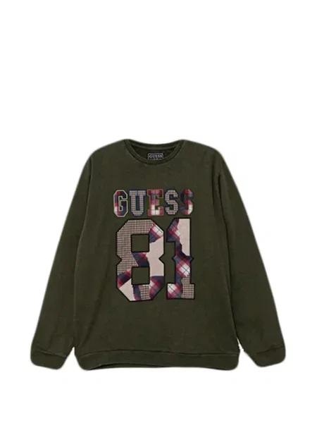 Sweter dziecięcy Guess zielony