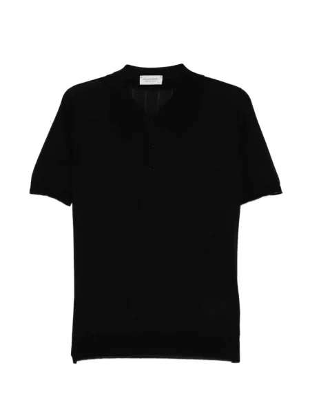 Cămașă John Smedley cu nervuri negru