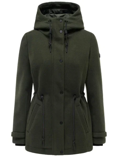 NAVAHOO Palton de primăvară-toamnă Lächelstern oliv