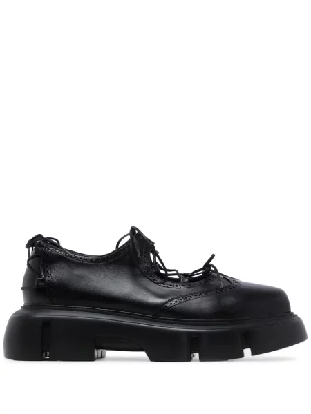 Kožené polobotky Simone Rocha černé