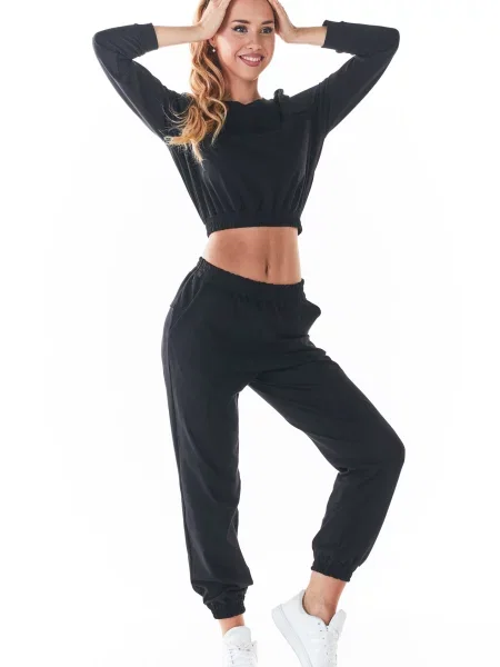 Hanorac cu glugă Infinite You negru