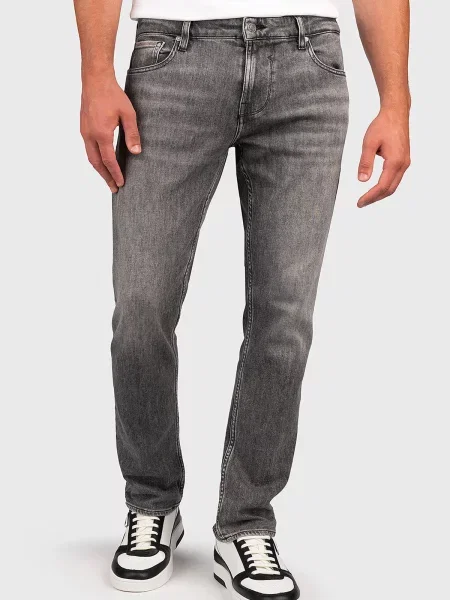 Зауженные джинсы Guess серый