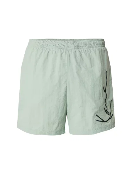Karl Kani Pantaloni verde mentă negru