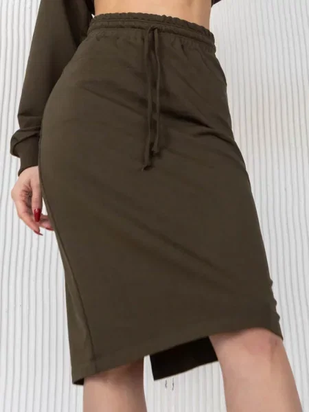 Юбка зелена