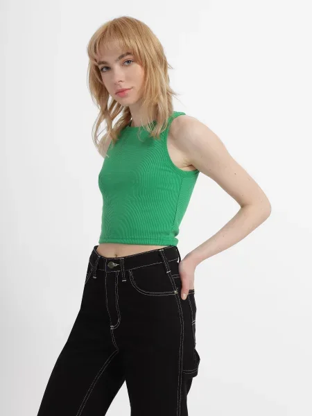 Braska Топ Без підкладки зелений