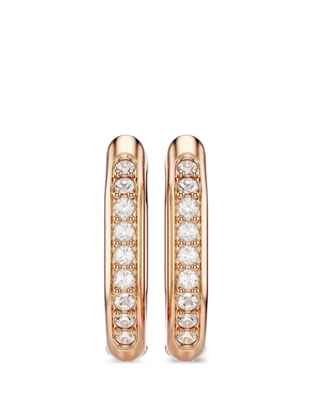 Náušnice Swarovski ružová