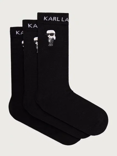 Karl Lagerfeld Κάλτσες Γυναικείες μαύρο