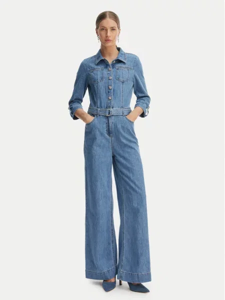 Morgan Гащеризон Wide Leg син
