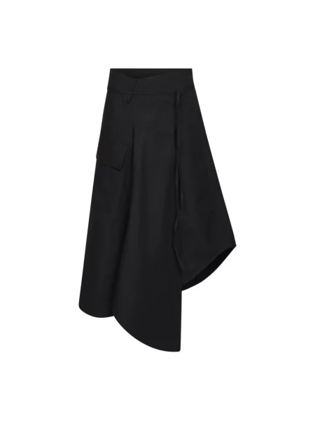 Spódnica midi Bottega Veneta czarna