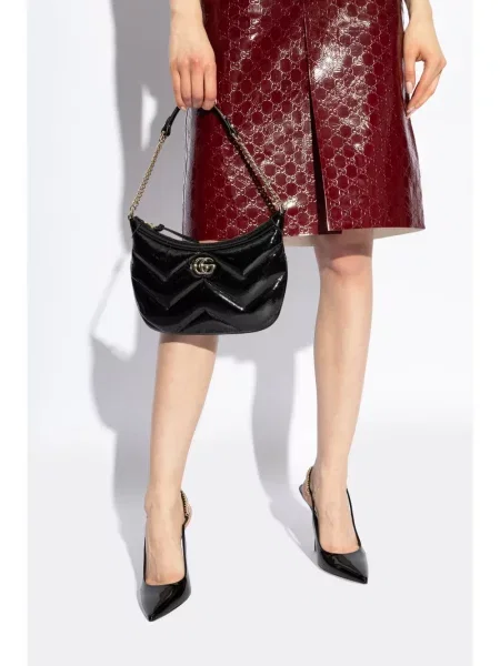 Mažas rankinė Gucci GG Marmont juoda