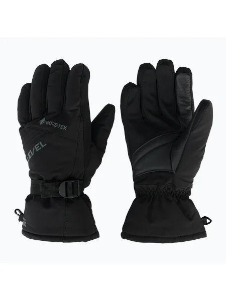 Rękawice narciarskie Level Freelander Gore-Tex black czarne
