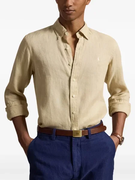 Τέντωμα καρό κιλότα Polo Ralph Lauren με κέντημα πράσινο