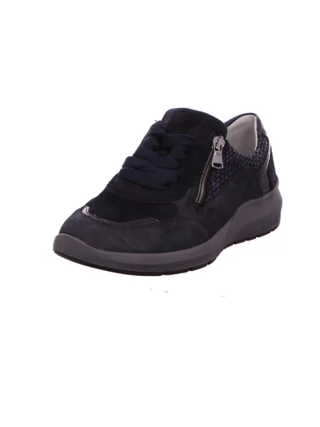 Sneakersy Waldläufer niebieskie