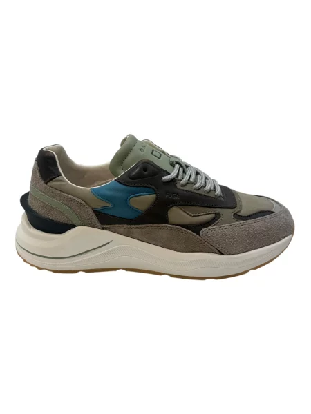 Sneakersy D.a.t.e. zamszowe do biegania beżowe