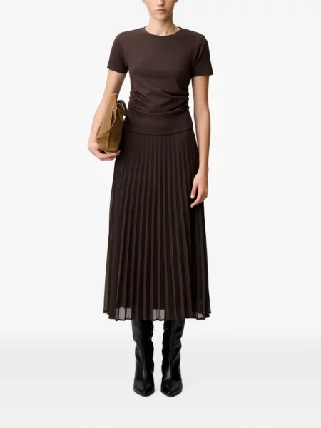 Rochie Claudie Pierlot maro
