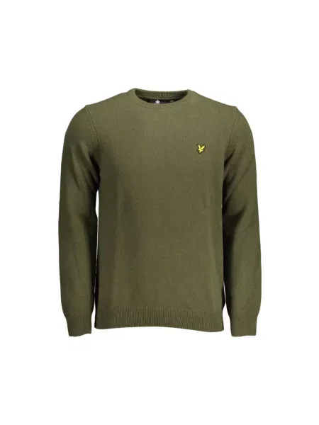 Sweter Lyle & Scott wełniany zielony