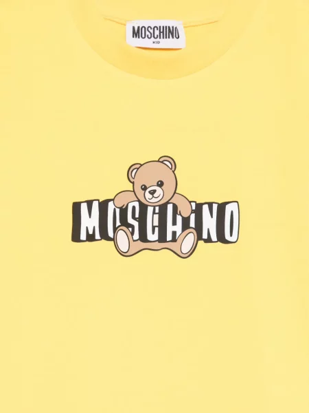 Koszulka dziecięca Moschino żółta