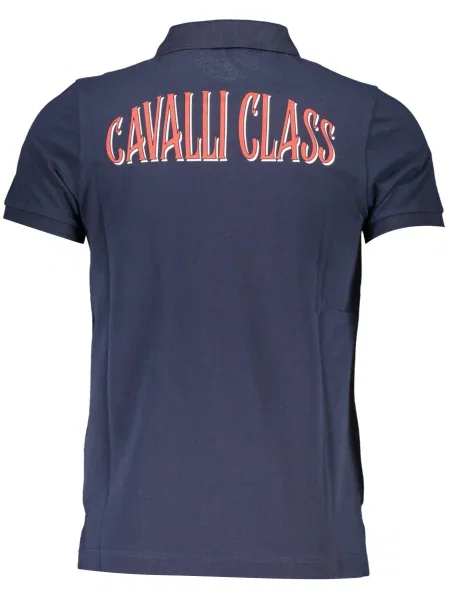 Polo Cavalli Class cu mâneci scurte albastru