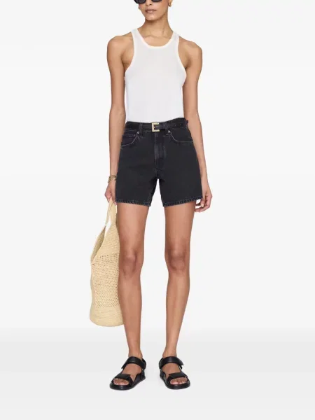 Pantaloni scurți Anine Bing negru