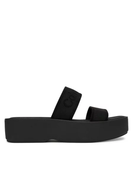 Sneakers Calvin Klein Flatform Sandal Webbin Black EUR 38 czarne