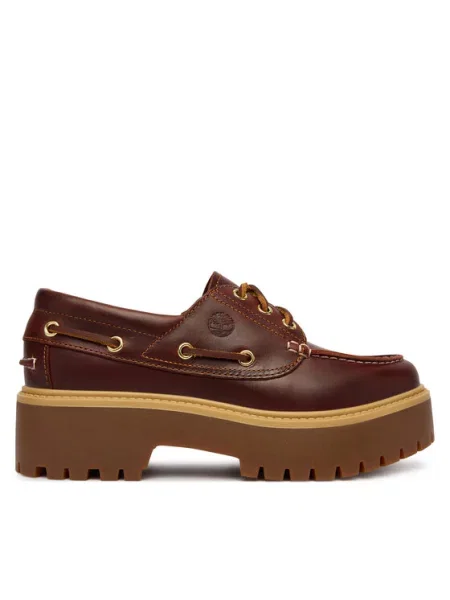 Timberland Loafersy Stone Street Boat brązowy