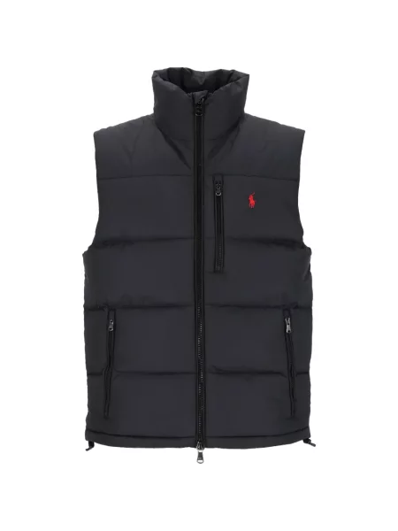 Dygsniuotas pūkinė liemenė Polo Ralph Lauren juoda