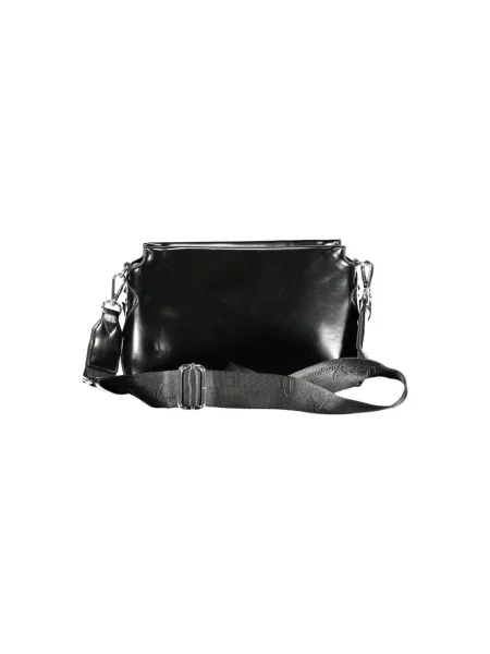 Lniana torebka crossbody Byblos czarna