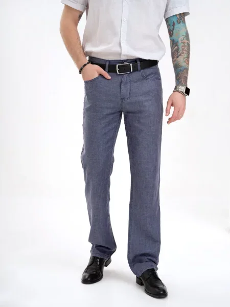 ISSA Plus Штани повсякденні синій