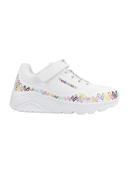Pantofi copii Skechers alb