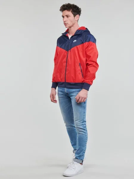 Bunda Nike s kapucňou červená
