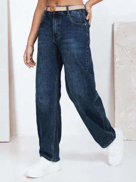 Jeansy baggy Dstreet niebieskie