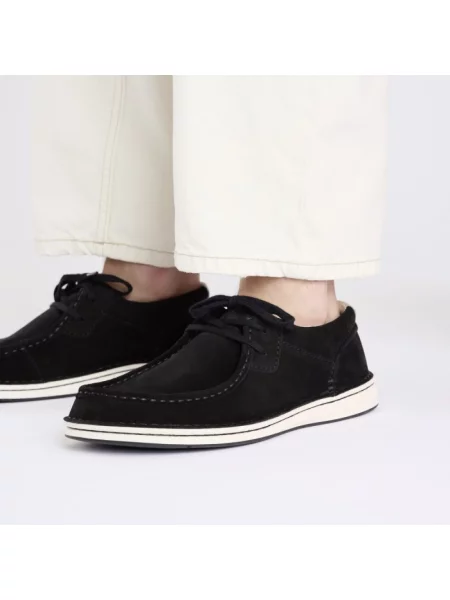 Półbuty Birkenstock sznurowane czarne