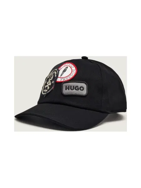 HUGO Șapcă baseball Mett-Biker negru
