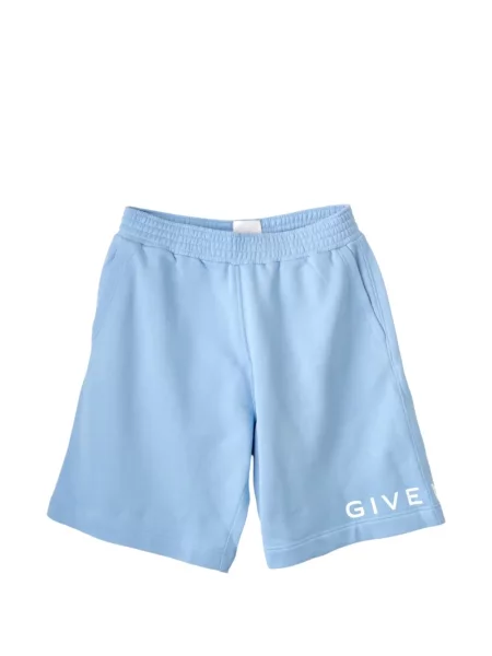 Pantaloni scurți Givenchy cu imagine albastru