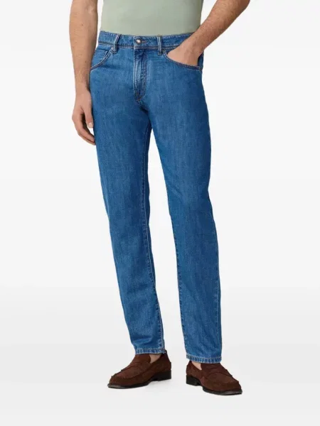 Blugi drepți Hackett London albastru